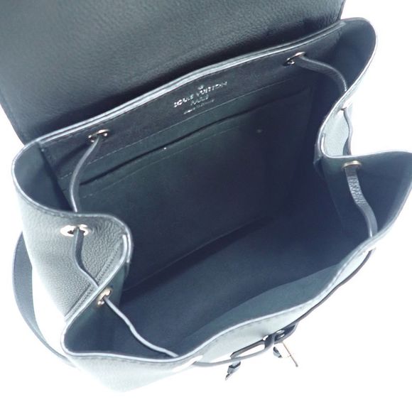 Louis Vuitton Lock Me Backpack Calfskin Noir Black Shoulder Bag - Picture 8 of 10